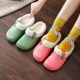 Comwarm Indoor Women Warm Slippers Garden Shoes Soft Waterproof Eva Plush Slippers Female Clogs Couples Home Bedroom Fuzzy Shoes