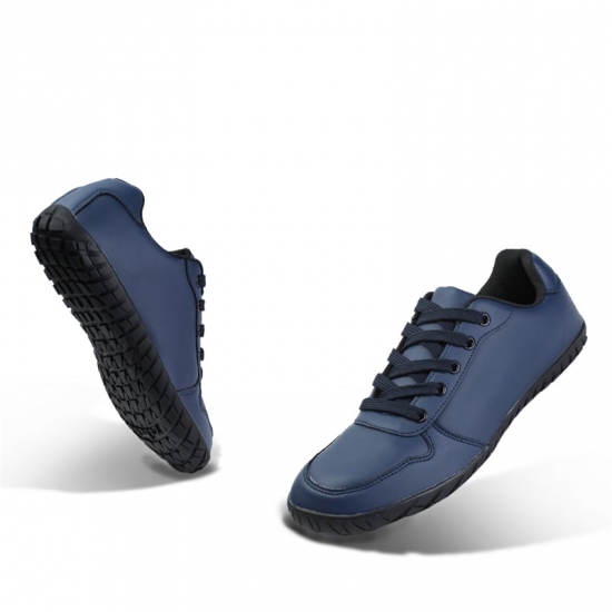 Zzfaber Soft Fiber Leather Barefoot Shoe Women  Men Leisure Shoe Comfortable Sports Shoe Street Trainer Minimalistic Footwear