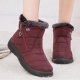 Winter Women Boots Thick Bottom Ankle Boots Women Waterproof Boots Fashion Women Shoes Solid Color Ladies Shoes Female Sneakers