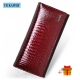 Free Gift Genuine Leather Women-amp;#39;S Wallets Long Ladies Double Zipper Wallet Clutch  Bag Design Purse Fashion Purses Vk-ae501