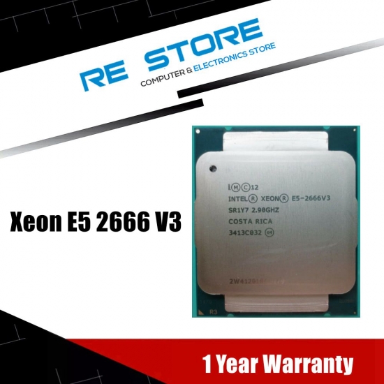 Used Intel Xeon E5 2666 V3 Processor Sr1Y7 2-9Ghz 10 Core 135W Socket Lga 2011-3 Cpu E5 2666V3