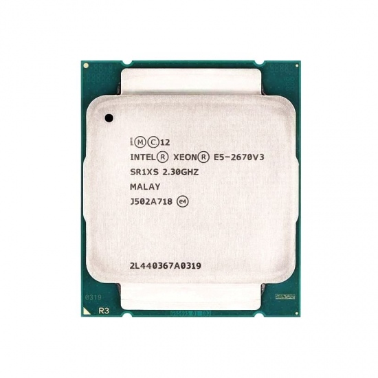 Used Intel Xeon E5 2670 V3 Cpu E5-2670V3 Sr1Xs 2-30Ghz 30M 12-cores Lga 2011-3 Processor