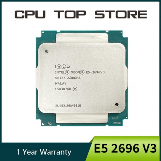 Used Intel Xeon E5 2696V3 E5 2696 V3 Processor Sr1Xk 18-core 2-3Ghz Better Than Lga 2011-3 Cpu