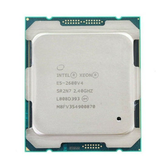 Used Intel Xeon E5 2680 V4 Cpu Processor 14 Core 2-40Ghz 35Mb L3 Cache 120W Sr2N7 Lga 2011-3