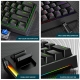 K620 Mini Gaming Mechanical Keyboard 61 Keys Rgb Hotswap Type-c Wired Gaming Keyboard Pbt Keycaps 60% Ergonomics Keyboards