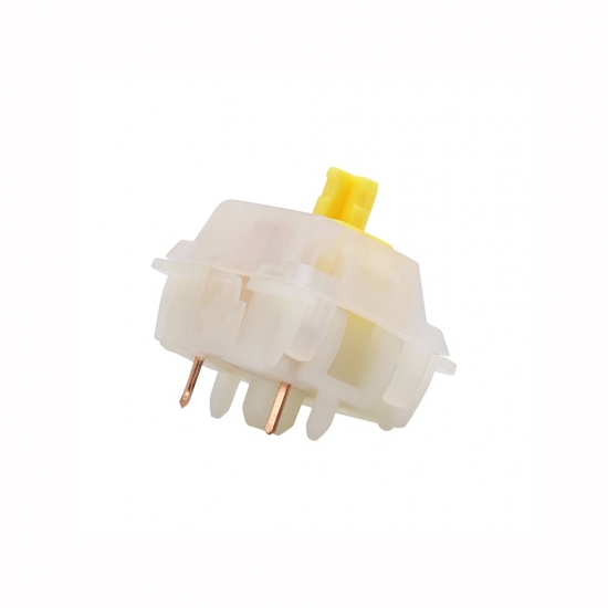 Gateron Milky Pro Switches Milky Yellow Pro Red Linear Lubed Switch Smd Rgb Mx Stem Switch For Mechanical Keyboard 5Pin