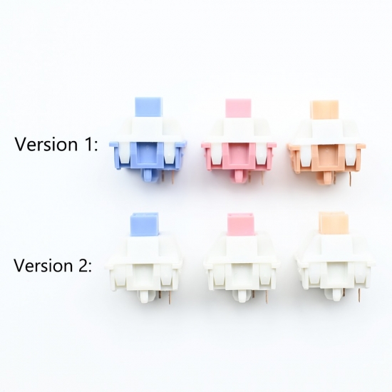 Outemu Switches Lubed Mechanical Keyboard Switch 5Pin Silent Tactile Linear Cream Blue Pink Yellow Custom Gaming Rgb Mx Switches