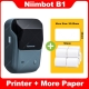 Niimbot B1 Label Printer Portable Pocket Label Maker Bluetooth Thermal Label Printer Self-adhesive Sticker Labeling Machine