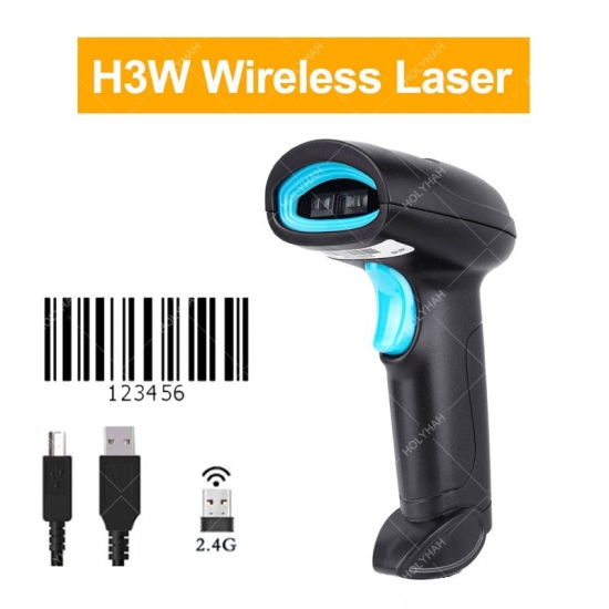 Barcode Scanner Wireless Laser 1D 2D Qr Bluetooth Barcode Reader Usb Scanner 2D Qr Code Reader Pdf417 Desktop Scanner