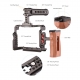 Andoer Camera Cage Kit Sony A7Iii Cage Accessories Aluminum Alloy  With Video Rig Top Handle Wooden Grip For Sony A7 Iii- A7 Ii