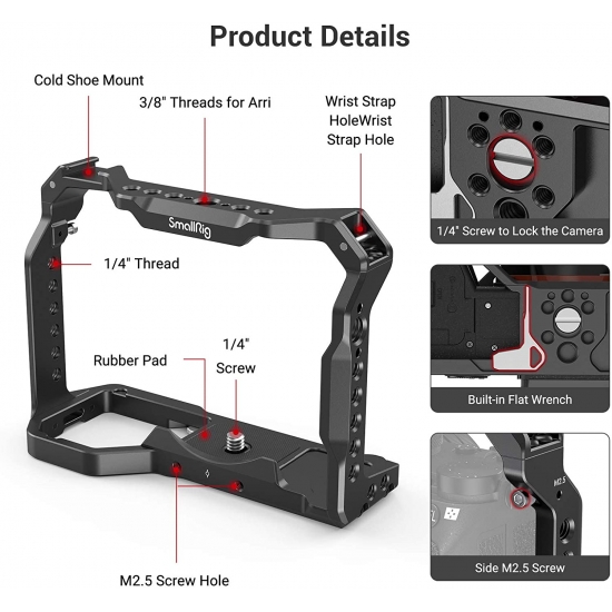 Smallrig Dslr For A7 Iii A73 A7M3 Camera Cage For Sony A7Iii Rig With Cold Shoe Mount For Sony A7Iii A7Riii A9 Camera Kit 2918