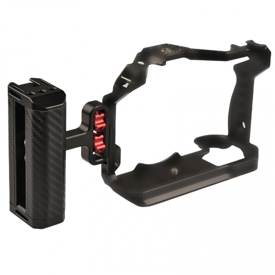 Universal Side Handle For Camera Cage For Sony Canon Nikon Cameras Hand Grip With Cold Shoe Mount For Mic Video Light