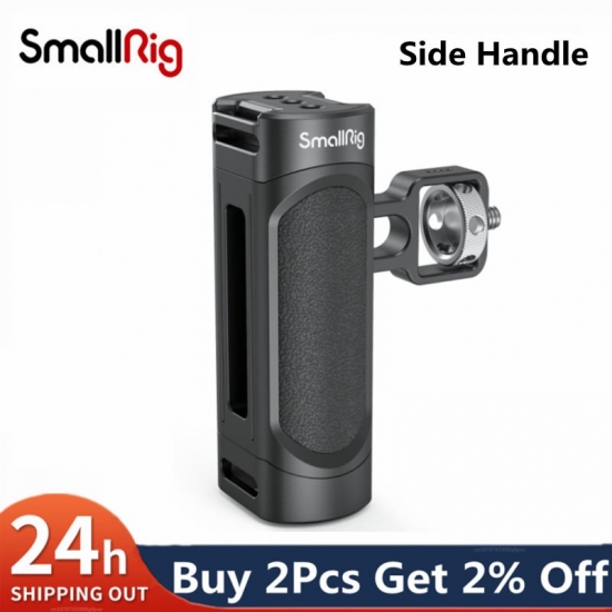 Smallrig Side Handle For Smartphone Cage Phone Video Rig Lightweight W 1-4 Threads Universal Quick Release Handgrip 2772