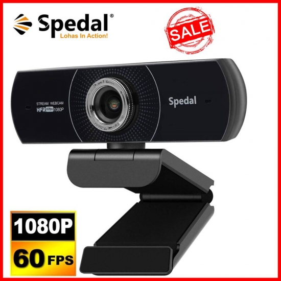 Spedal Mf934H 1080P Hd 60Fps Webcam With Microphone For Desktop Laptop Computer Meeting Streaming Web Camera Usb [Software]