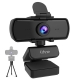 Fifine 1440P Full Hd Pc Webcam With Microphone, Tripod, For Usb Desktop -amp;Amp; Laptop,Live Streaming Webcam For Video Calling-k420