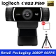 Logitech Webcam C922 Pro Hd 1080P Autofocus Built-in Microphone Stream Hd Anchor Camera With Tripod