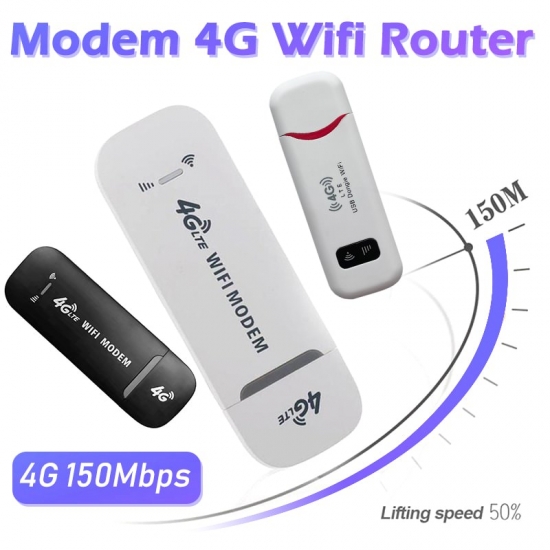 4G Lte Usb Modem Dongle 150Mbps Wireless Network Adapter For Laptop Pc Network Card Unlocked Wifi Hotspot Router