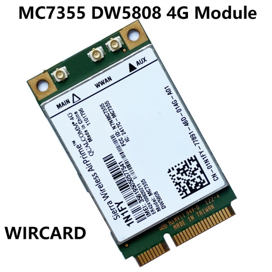 New Mc7355 Pcie Lte - Hspa + Gps 100Mbps Card 1N1Fy Dw5808 4G Module For Dell Laptop 1900-2100-850-70