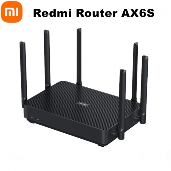 Xiaomi Redmi Ax6S Wifi 6 Router 3200 Mbps 2-4-5 Ghz Dual Frequency Mimo-ofdma High Gain Mesh Route Mt7622B Dual-core 1-35Ghz Cpu