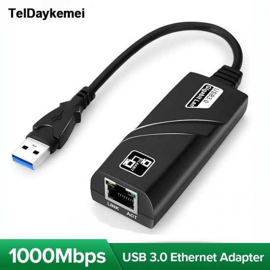 10-100-1000Mbps Usb 3-0 Usb 2-0 Wired Usb Typec To Rj45 Lan Ethernet Adapter Rtl8153 Network Card For Pc Macbook Windows Laptop