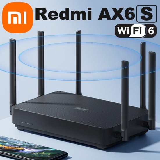 New 2022 Xiaomi Redmi Ax6S Wifi Router Signal Booster Repeater Extend Gigabit Amplifier Wifi 6 Nord Vpn Mesh 5Ghz For Home