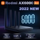 Xiaomi Redmi Ax6000 Wifi Router Mesh System Wifi 6 160Mhz Bandwidth 8 Channel Signal Amplifiers Work With Mijia App For Home