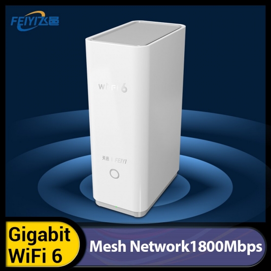 Feiyi Ax1800 Wifi Router Signal Booster Repeater Extend Gigabit Amplifier Wifi 6 Vpn Mesh 5Ghz Wifi Router For Home Ofdma