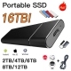 Portable 1Tb Ssd External Solid State Disk 2Tb High Speed Hard Drive 500Gb Hard Disk Storage Device For Computer-Laptop Typepe-c