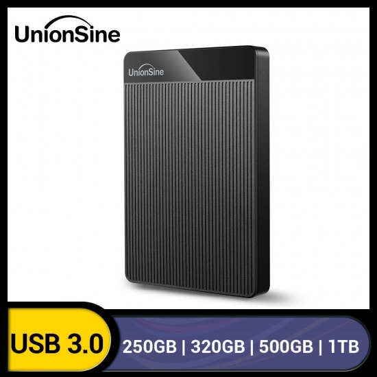 Unionsine Hdd Portable External Hard Drive 250Gb-320Gb-500Gb-750Gb-1Tb Usb3-0 Storage Compatible For Pc, Mac, Desktop,Macbook