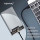Tishric Transparent Hdd Case For Hard Drive Box 2-5 Hdd Enclosure Sata To Usb 3-0 Type-c 3-1 Mobile External Hard Drive Case