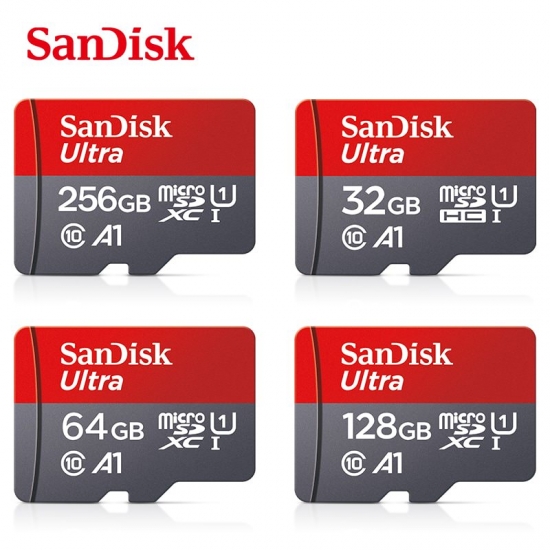 Sandisk Micro Sd Memory Card Tf-Sdcard 32Gb 64Gb 32G 64G 128G 120M-S Microsd Class10 Uhs-1 Flash Ultra 128Gb Camera-Phone