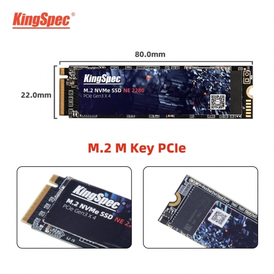 Kingspec Ssd M2 512Gb Nvme Ssd 1Tb 128Gb 256Gb 500Gb Ssd M-2 2280 Pcie Hard Drive Disk Internal Solid State Drive For Laptop