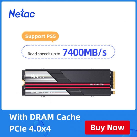 Netac Ssd 1Tb 2Tb 4Tb Ssd M2 Nvme Pcie 4-0 X4 M-2 2280 Nvme Ssd Drive Internal Solid State Disk For Ps5 Desktop