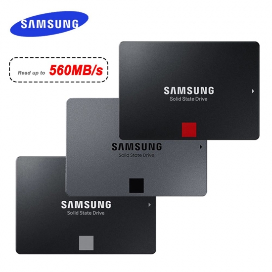 Samsung Ssd 500Gb 870 Evo Qvo 250G Internal Solid State Disk 1T 2T 4T Hdd Hard Drive 860 Pro Sata 3 2-5 For Laptop Hdd Computer