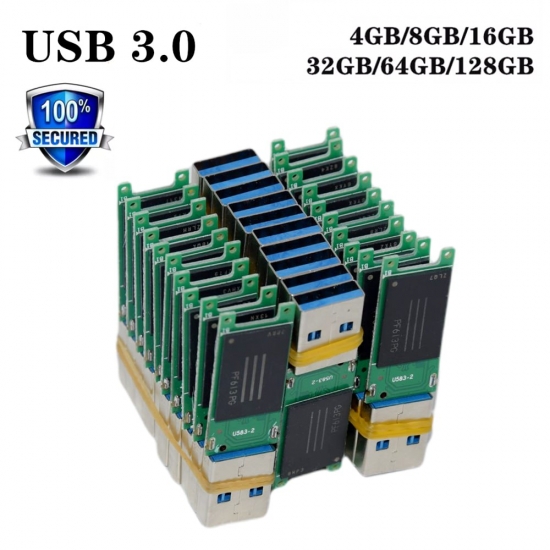 Waterproof Chip Pendrive Usb 3-0 1-10 Pieces Metal Shell Usb Flash Drives 4Gb 8Gb 16Gb 32Gb 64Gb 128Gb Usb Memory Flash U Disk
