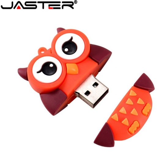 Jaster New Cute Cartoon Usb 2-0 Flash Drive 64Gb 32G Penguin U Disk 16Gb Pen Drives 8G Pendrive 4Gb Gifts Key Chain Memory Stick