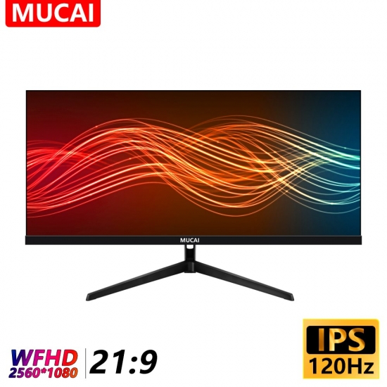 Mucai 29 Inch Monitor Quasi-2K 120Hz Wfhd Wide Display 21:9 Ips Desktop Led Not Curved Gamer Computer Screen Dp-2560*1080