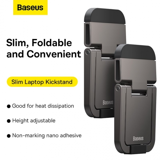 Baseus Foldable Laptop Stand Portable Notebook Support Base Holder Adjustable Riser Cooling Bracket Universal For Laptop Tablet