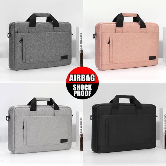 Laptop Bag Sleeve Case Shoulder Handbag Notebook Pouch Briefcases For 13 14 15 15-6 17 Inch Macbook Air Pro Hp Huawei Asus Dell