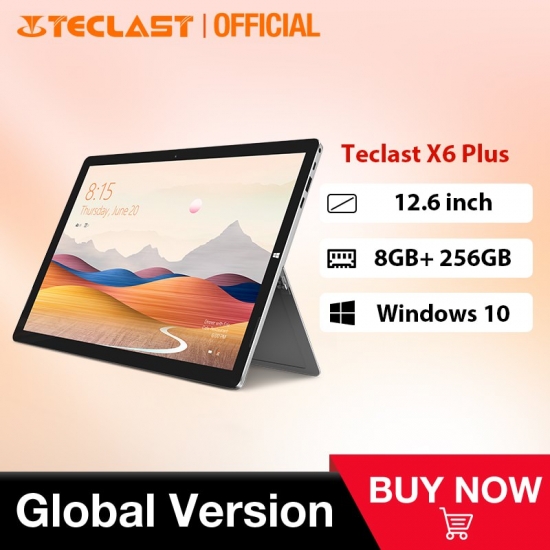 Teclast X6 Plus 12-6-amp;Quot; 2 In 1 Tablet 2880X1920 Windows 10 8Gb Ram 256Gb Ssd Tablets Pc Quad Core Intel Celeron Processor N4100