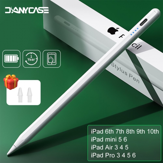 For Ipad Pencil With Palm Rejection Tilt,For Apple Pencil 2 1 Stylus Pen Ipad Pro 11 12-9 Air 4-5 7-8-9-10Th Mini 5 6 2018-2022