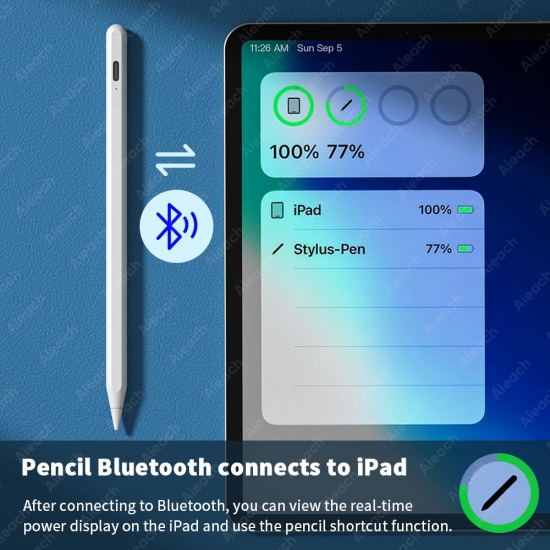 For Apple Pencil 2 Aieach 23Th Gen Ipad Pencil For Appl Pencil For Ipad 2022 2021 2020 2019 2018 Air 5 Bluetooth Stylus Pen 애플펜슬