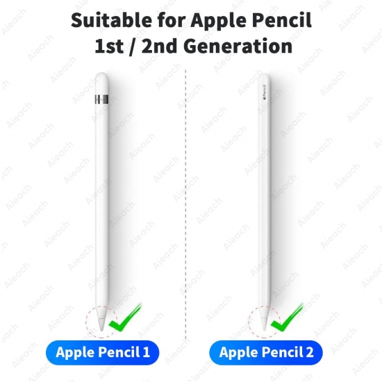 Pencil Tips For Apple Pencil 1St 2Nd Generation Double Layer 2B -amp;Amp; Hb -amp;Amp; Thin Tip For Apple Pencil Nib, Enough For 4 Years Of Use