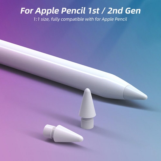 For Apple Pencil 1St 2Nd Generation Tip For Ipencil Tips For Apple Pencil Nib Double-layered For Ipad Stylus Pen Replacement Nib