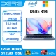 Dere Laptop 14-1 Inch 16:10 Ips Full Hd Intel Celeron N4500 12Gb Ddr4+512Gb Ssd Study Office Ultrabook Windows 11 Notebook