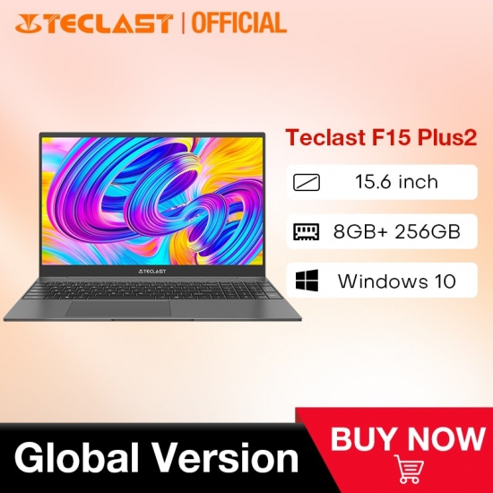 Teclast F15 Plus 2 15-6 Inch 1920X1080 Laptop Windows 10 8Gb Ram 256Gb Ssd Intel Gemini Lake Refresh 1-65Kg Mini-hdmi Notebook