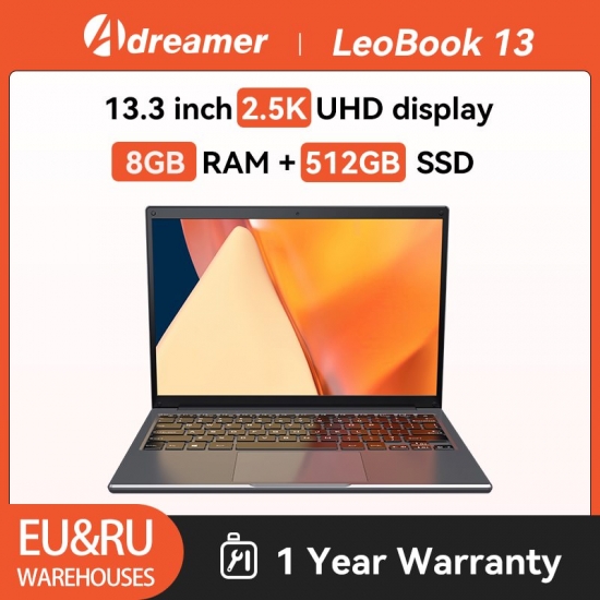 Adreamer Leobook 13 Laptop 13-3-inch Intel Laptops Celeron N4020 Notebook Ddr4 8Gb 1Tb Ssd Computer   2560X1600 Resolution Pc