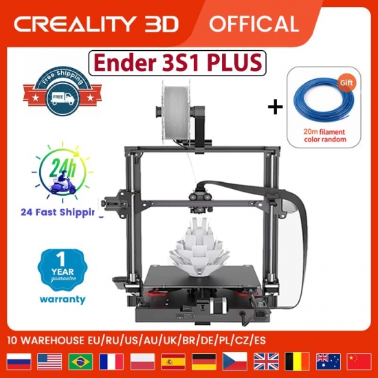 Creality 3D Printer Ender-3 S1-Ender-3 S1 Pro-Ender-3 Plus Fdm Printer Filament Sensor Self-assemble Printer Kit 3D Printer