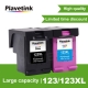 Plavetink Refilled Ink Cartridge For Hp 123 123Xl Deskjet 1110 1111 1112 2130 2132 2133 2134 3630 3632 3637 3638 Printer