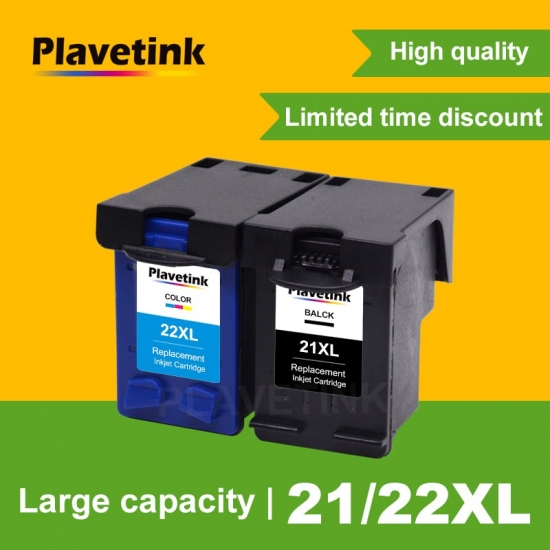 Plavetink 21 22 Xl Ink Cartridge Replacement For Hp 21 22 For Hp21 For Hp22 Deskjet F2212 F2214 F2235 F2238 F2240 F2250 Printer